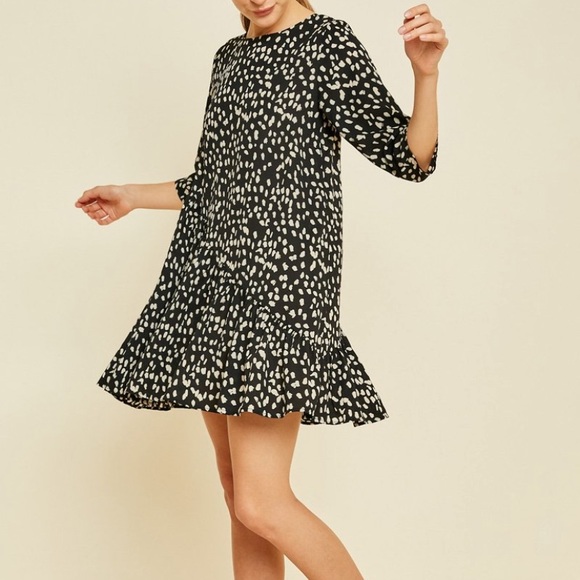 asymmetrical swing dress